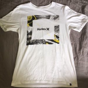 White Hurley t shirt